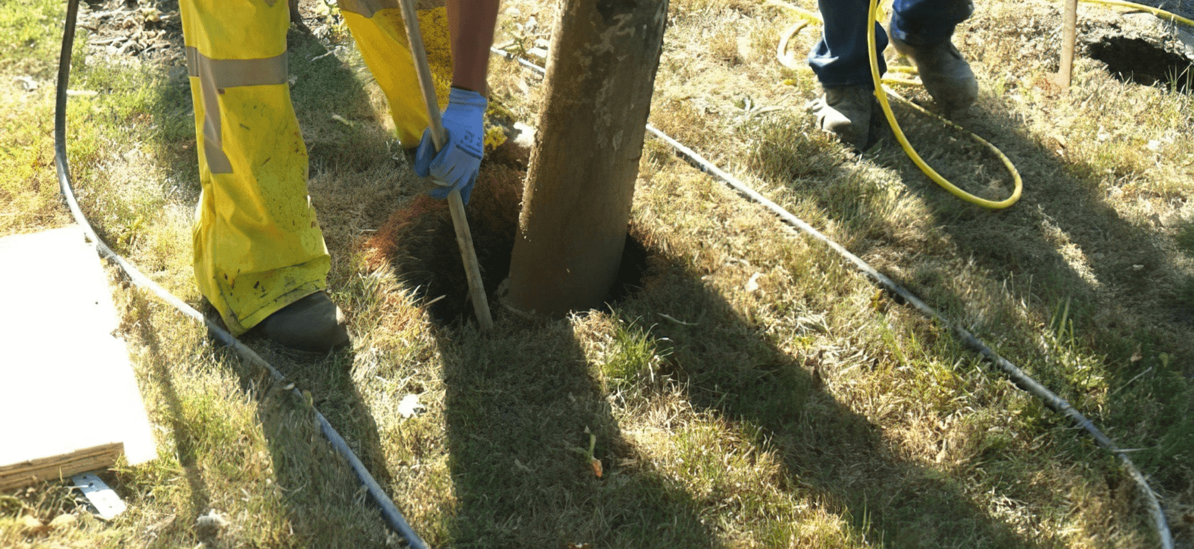 Potholing Excavation Amherst, MA